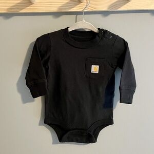 Carhartt 3m Black Onesie Bodysuit